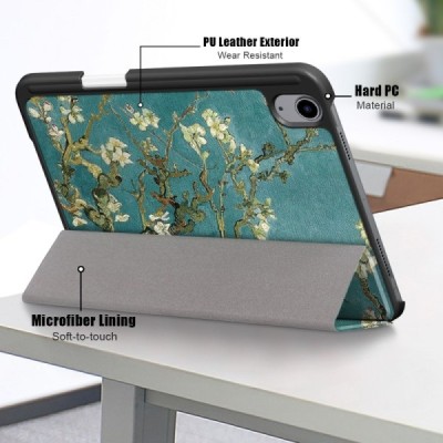 Apple iPad mini 6 2021 „Sakura“ atvēramais krāsains, maciņš | Vacins.lv