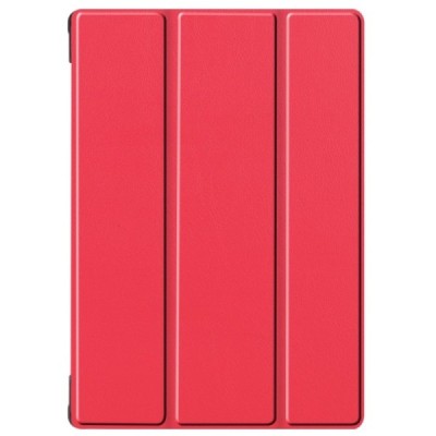 Lenovo Tab M10 FHD REL (X605FC) atvēramais sarkans maciņš | Vacins.lv