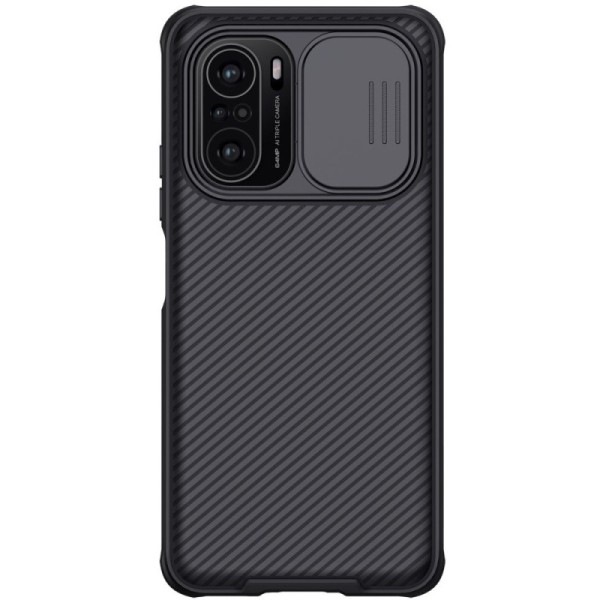 „Nillkin“ CamShield apvalks - melns (Poco F3 / Mi 11i)