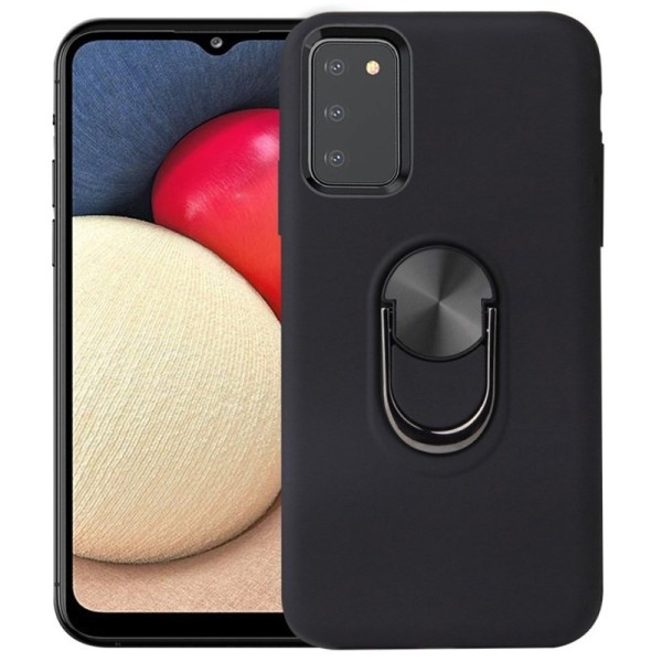 „Kickstand“ pastiprinātas aizsardzības apvalks - melns (Galaxy A03s)