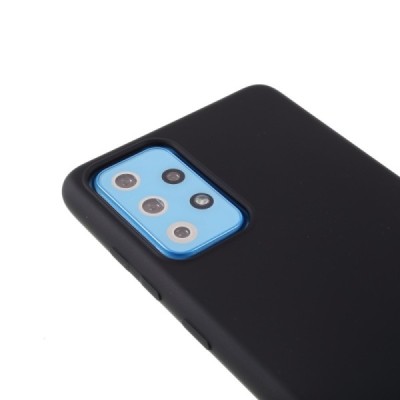 Samsung Galaxy A52 5G (A526B, A525F) „X-Level“ Liquid kieto silikono TPU juodas dėklas - nugarėlė | Priedai.lt