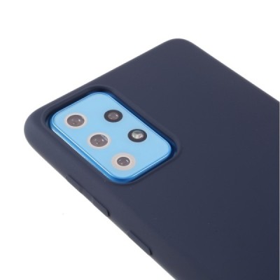 Samsung Galaxy A52 5G (A526B, A525F) „X-Level“ Liquid kieto silikono TPU mėlynas dėklas - nugarėlė | Priedai.lt