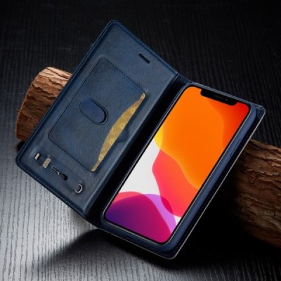 Apple iPhone 11 „Lc.Imeeke“ zils ādas atvērams maciņš | Vacins.lv