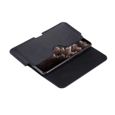 „Waist“ universali juoda odinė įmautė prie (ant) diržo (XL+ dydis) | Priedai.lt