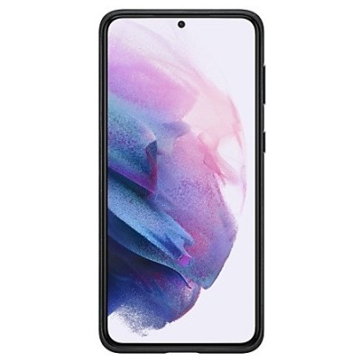 Samsung Galaxy S21+ (G996B) Leather Cover melns ādas apvalks | Vacins.lv