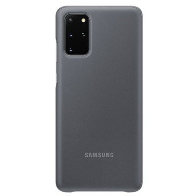 Samsung Galaxy S20+ (G985) originalus Smart Clear View Cover (EF-ZG985CJEGEU) atverčiamas pilkas dėklas - knygutė | Priedai.lt