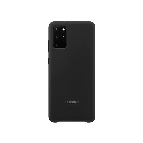 „Samsung“ Silicone Cover apvalks - melns (Galaxy S20+)
