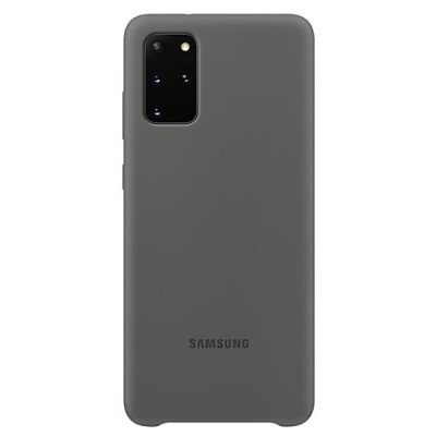 Samsung Galaxy S20+ (G985, G986) „Samsung“ Silicone Cover cieta silikona TPU pelēks apvalks | Vacins.lv