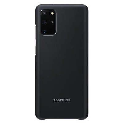 Samsung Galaxy S20+ (G985) Led Cover melns plastika apvalks | vacins.lv