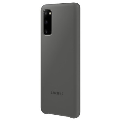 Samsung Galaxy S20 (G980) „Samsung“ Silicone Cover cieta silikona TPU pelēks apvalks | Vacins.lv