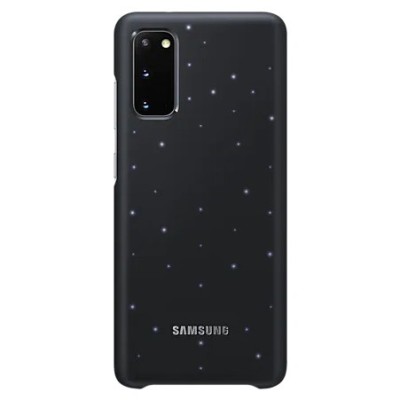 Samsung Galaxy S20 (G980) Smart Led Cover juodas plastikinis dėklas | Priedai.lt