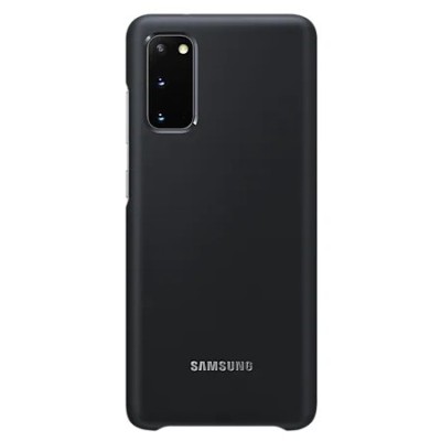 Samsung Galaxy S20 (G980) Smart Led Cover juodas plastikinis dėklas | Priedai.lt