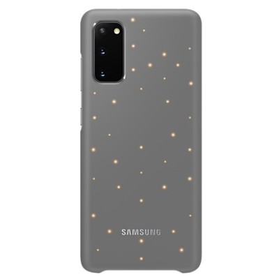 Samsung Galaxy S20 (G980) Smart Led Cover pilkas plastikinis dėklas | Priedai.lt