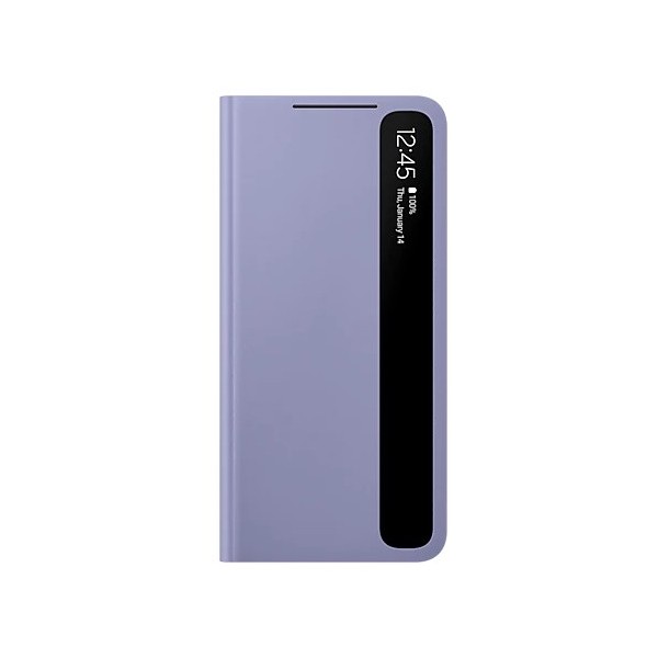 „Samsung“ Smart Clear View Cover atverčiamas dėklas - violetinis (Galaxy S21)