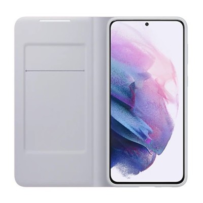 Samsung Galaxy S21+ (G996B) oficiāls Smart Led View Cover atvērams rozs maciņš (maks) | Vacins.lv