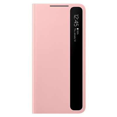 Samsung Galaxy S21+ (G996B) oficiāls Smart Clear View Cover atvērams rozs maciņš (maks) | Vacins.lv