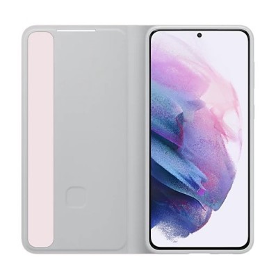 Samsung Galaxy S21+ (G996B) oficiāls Smart Clear View Cover atvērams rozs maciņš (maks) | Vacins.lv