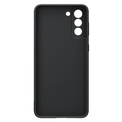 Samsung Galaxy S21+ (G996B) „Samsung“ Silicone Cover cieta silikona TPU melns apvalks | vacins.lv
