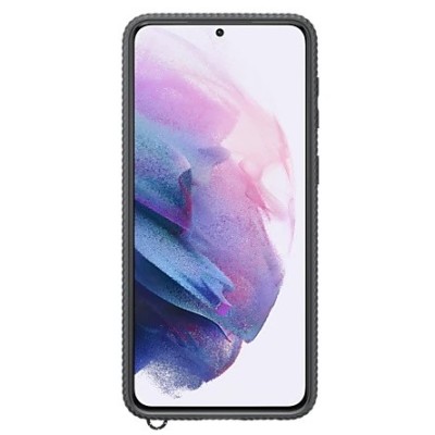 Samsung Galaxy S21+ (G996B) „Samsung“ Clear Protective Cover cieta silikona TPU pelēks apvalks | Vacins.lv