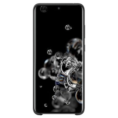 Samsung Galaxy S20 Ultra (G988) „Samsung“ Silicone Cover kieto silikono juodas dėklas | Priedai.lt