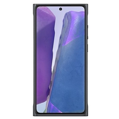 Samsung Galaxy Note 20 (N980F) „Samsung“ Clear Protective Cover cieta silikona TPU melns apvalks | vacins.lv