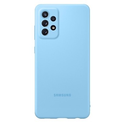 Samsung Galaxy A72 (A726B, A725F) „Samsung“ Silicone Cover kieto silikono mėlynas dėklas | Priedai.lt