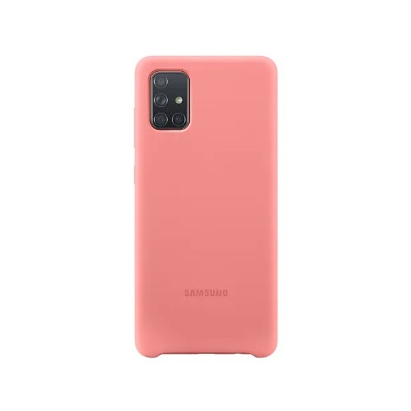 „Samsung“ Silicone Cover dėklas - rožinis (Galaxy A71)