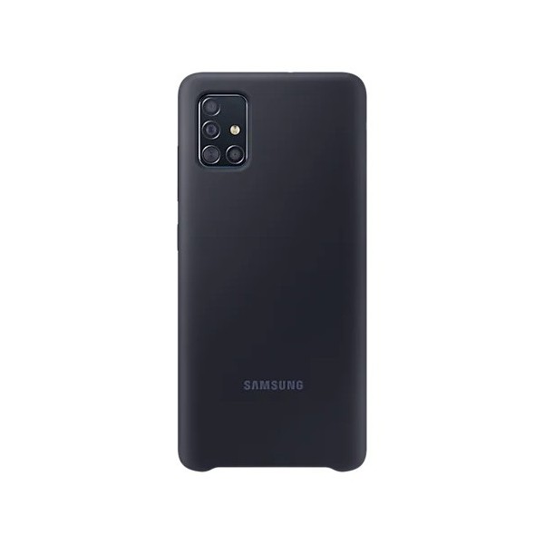 „Samsung“ Silicone Cover dėklas - juodas (Galaxy A51)