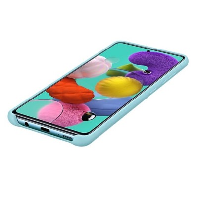 Samsung Galaxy A51 (A515) „Samsung“ Silicone Cover cieta silikona TPU piparmētru apvalks | Vacins.lv