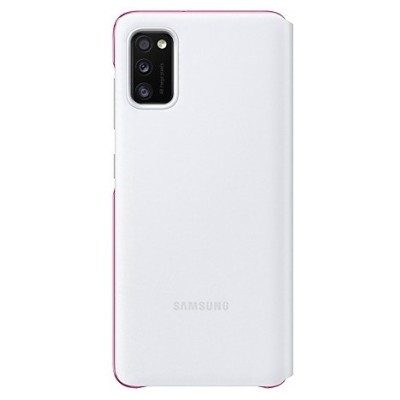 Samsung Galaxy A41 (A415F) oficiāls S View Wallet Cover atvērams balts maciņš (maks) | Vacins.lv