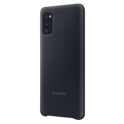 Samsung Galaxy A41 (A415F) „Samsung“ Silicone Cover cieta silikona TPU melns apvalks | vacins.lv
