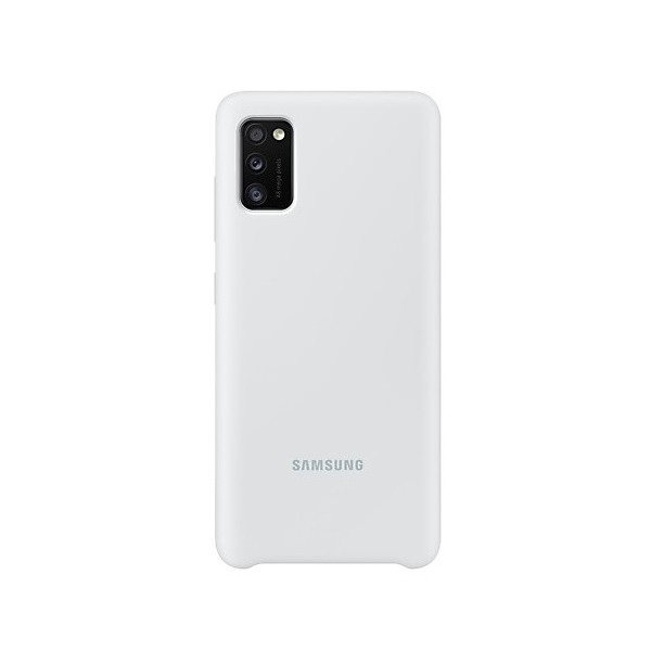 „Samsung“ Silicone Cover apvalks - balts (Galaxy A41)