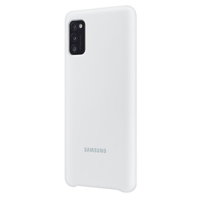 Samsung Galaxy A41 (A415F) „Samsung“ Silicone Cover cieta silikona TPU balts apvalks | vacins.lv