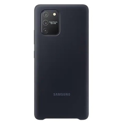 Samsung Galaxy S10 Lite (G970) „Samsung“ Silicone Cover cieta silikona TPU melns apvalks | vacins.lv