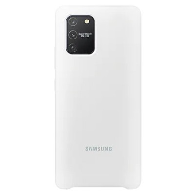 Samsung Galaxy S10 Lite (G970) „Samsung“ Silicone Cover cieta silikona TPU balts apvalks | vacins.lv