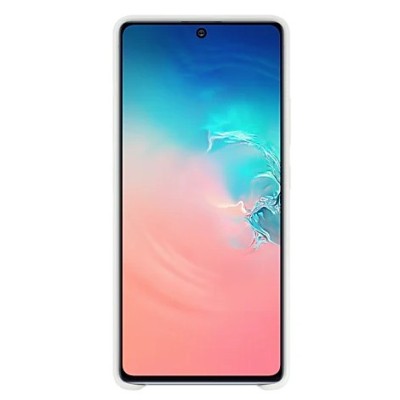 Samsung Galaxy S10 Lite (G970) „Samsung“ Silicone Cover cieta silikona TPU balts apvalks | vacins.lv