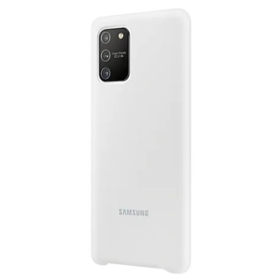 Samsung Galaxy S10 Lite (G970) „Samsung“ Silicone Cover cieta silikona TPU balts apvalks | vacins.lv