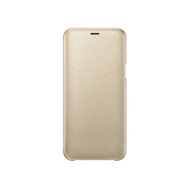 „Samsung“ Wallet Cover atvērams maciņš - zelta (Galaxy J6 2018)