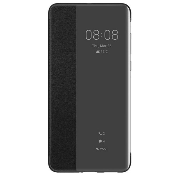 „Huawei“ Smart View Flip Cover atverčiamas dėklas - juodas (P40)
