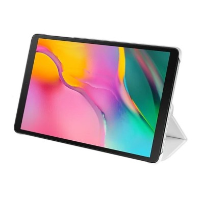 Origināls Samsung Galaxy Tab A 10.1 2019 (T515, T510) Book Cover EF-BT510 ādas atvēramais balts maciņš | Vacins.lv