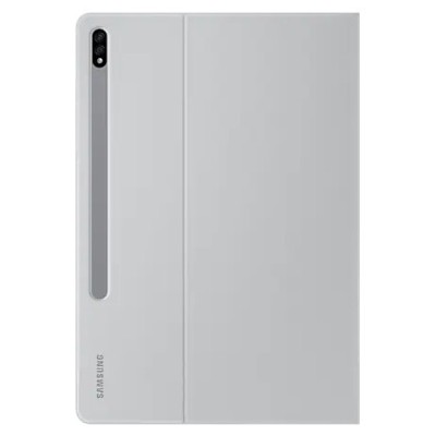 Origināls Samsung Galaxy Tab S7 FE 12.4", S7+ 12.4" (T976) Book Cover EF-BT970 ādas atvēramais pelēks maciņš | Vacins.lv