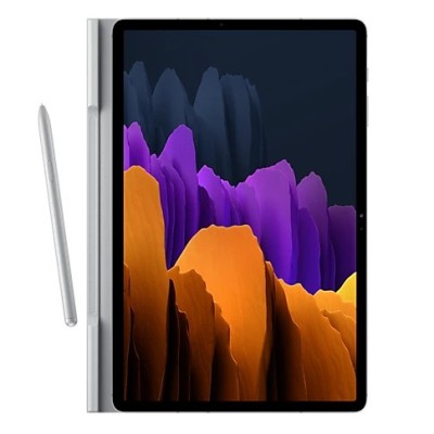 Origināls Samsung Galaxy Tab S7 FE 12.4", S7+ 12.4" (T976) Book Cover EF-BT970 ādas atvēramais pelēks maciņš | Vacins.lv