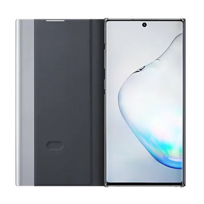 Samsung Galaxy Note 10+ (N975F) originalus Smart Clear View Cover (EF-ZN975CBEGWW) atverčiamas juodas dėklas - knygutė | Priedai
