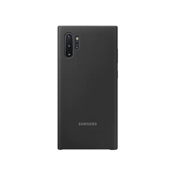„Samsung“ Silicone Cover apvalks - melns (Galaxy Note 10)