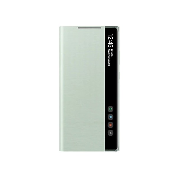 „Samsung“ Smart Clear View Cover atverčiamas dėklas - mėtinis (Galaxy Note 20)