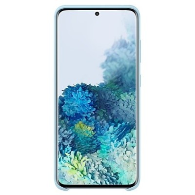 Samsung Galaxy S20 (G980) „Samsung“ Silicone Cover cieta silikona TPU gaiši zils apvalks | vacins.lv