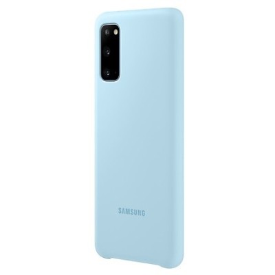 Samsung Galaxy S20 (G980) „Samsung“ Silicone Cover cieta silikona TPU gaiši zils apvalks | vacins.lv