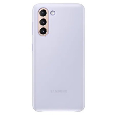 Samsung Galaxy S21 (G991B) Led Cover violeta plastika apvalks | vacins.lv