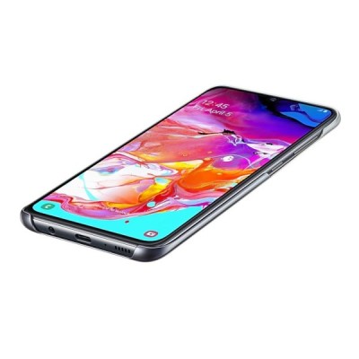 Samsung Galaxy A70 (A705F) „Samsung“ Gradation Cover kieto silikono juodas dėklas | Priedai.lt
