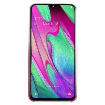 Samsung Galaxy A40 (A405F) „Samsung“ Gradation Cover kieto silikono rožinis dėklas | Priedai.lt